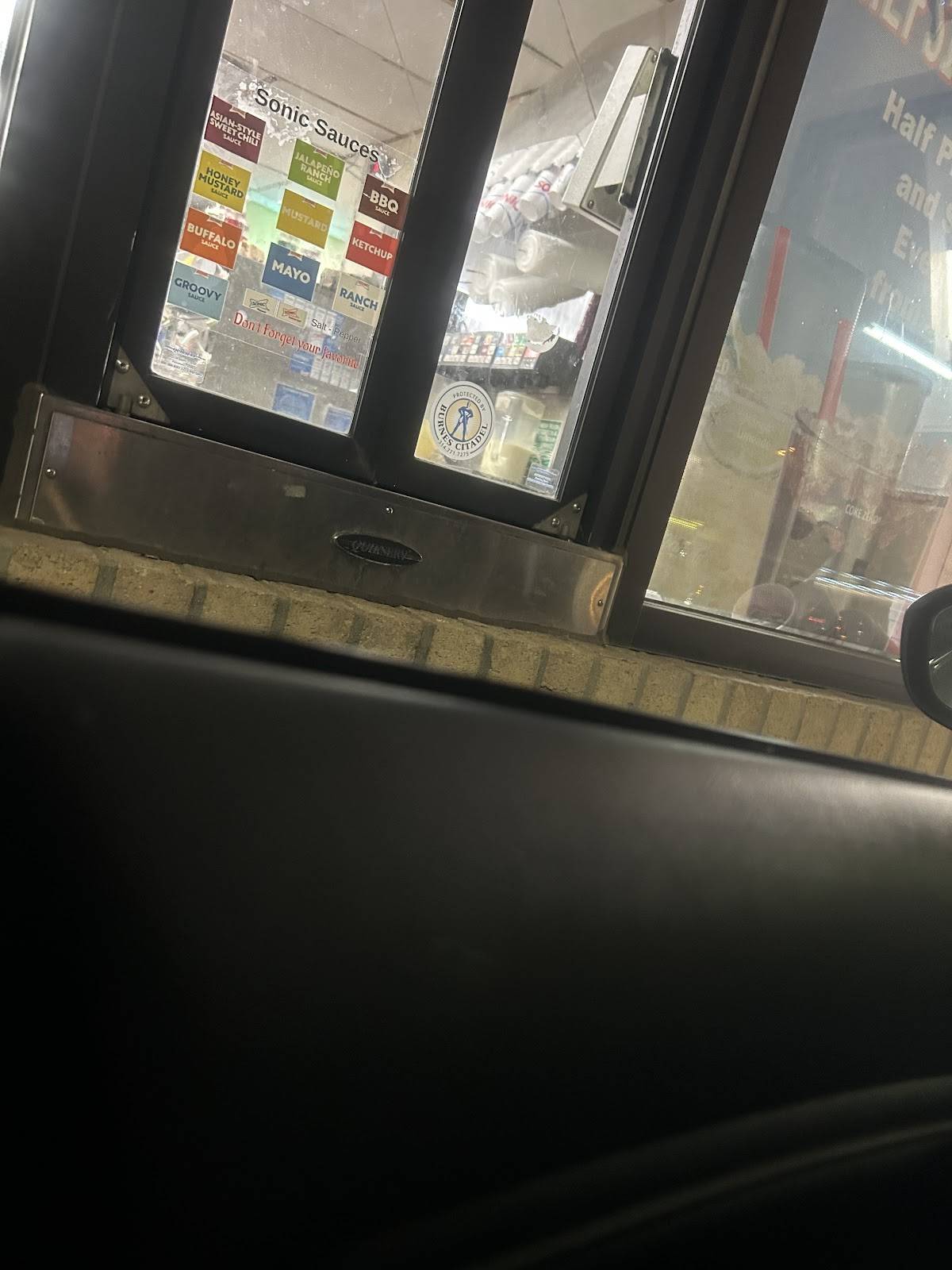 Sonic Drive-In меню