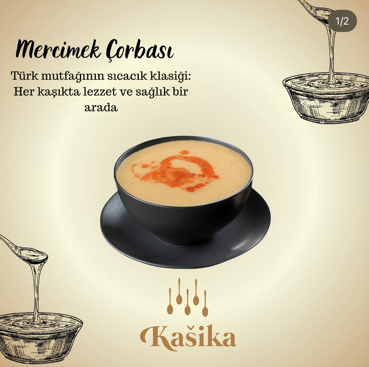 Kašika меню