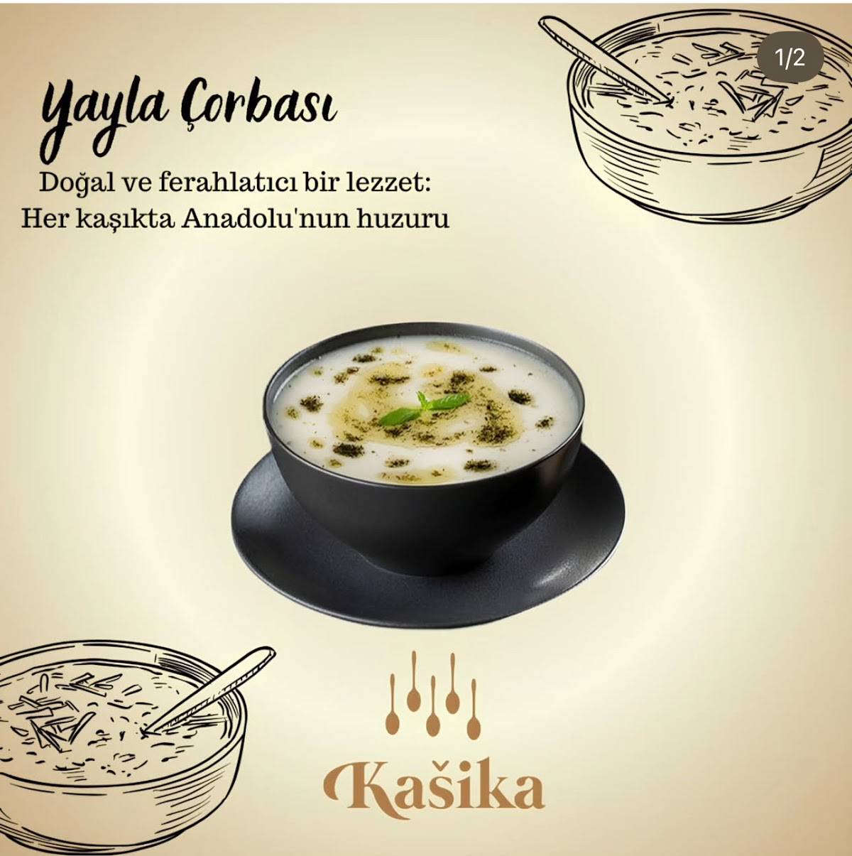Kašika меню