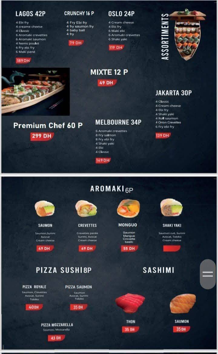 Star sushi меню