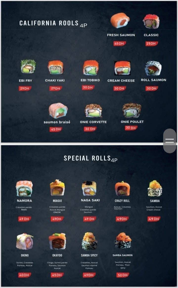 Star sushi меню