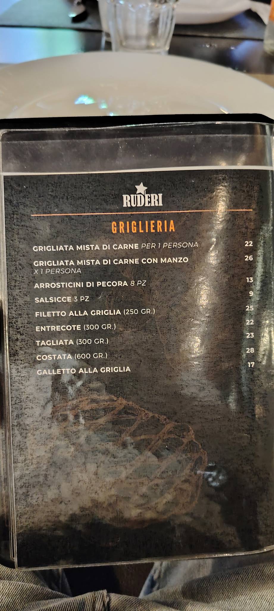 I Ruderi Tavern & Butchery меню