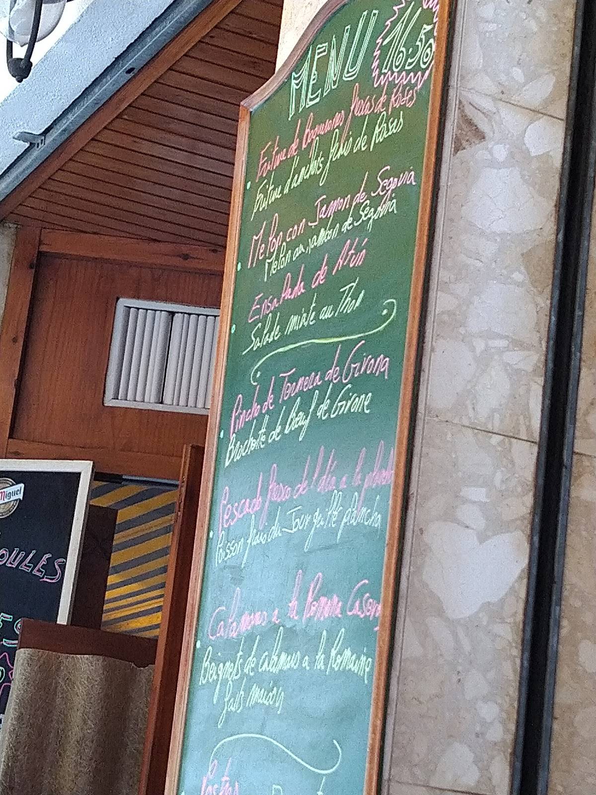 restaurant trinitat меню