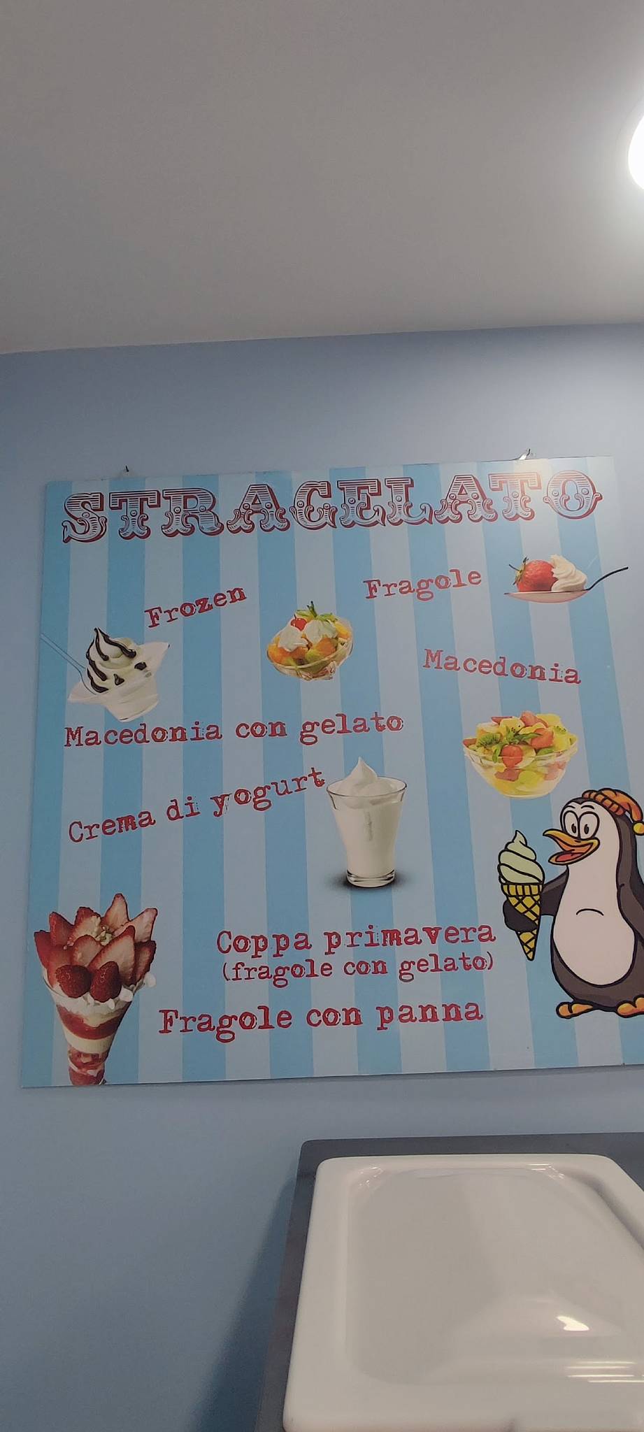 Stragelato меню