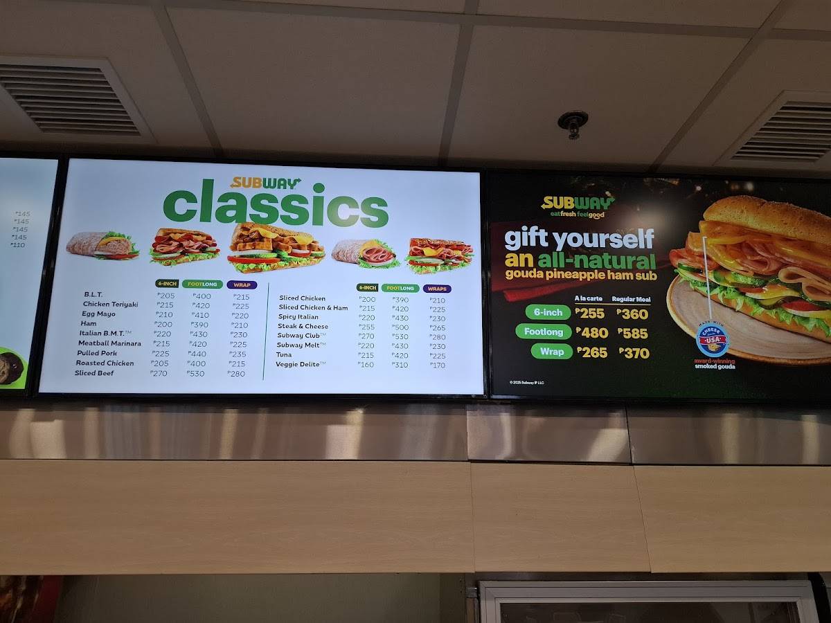 Subway - Batangas Port меню