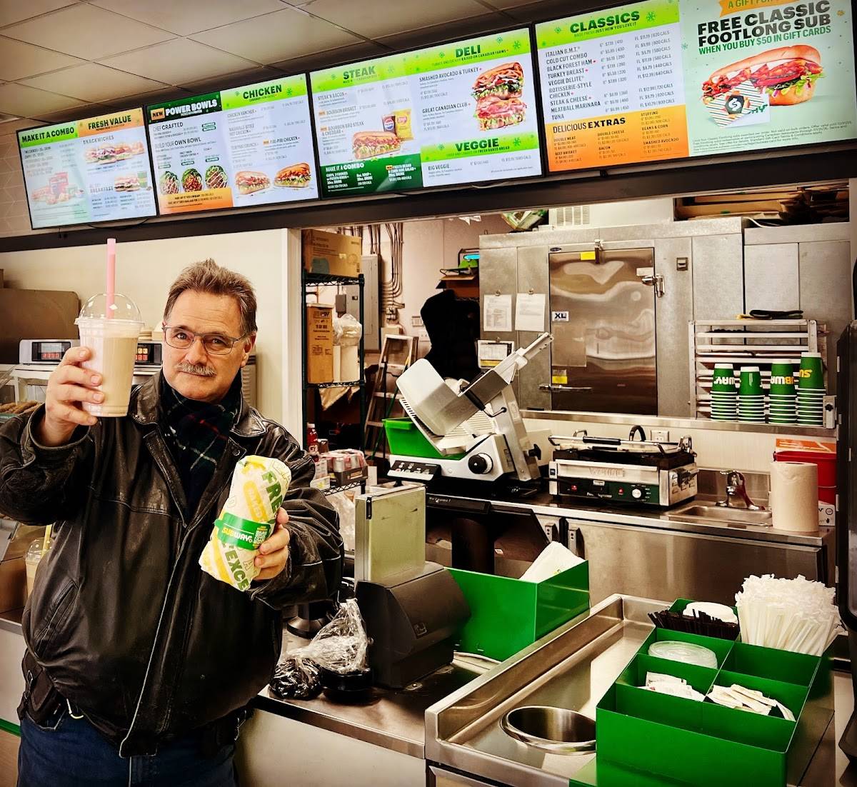 Subway меню
