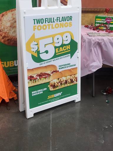 Subway меню