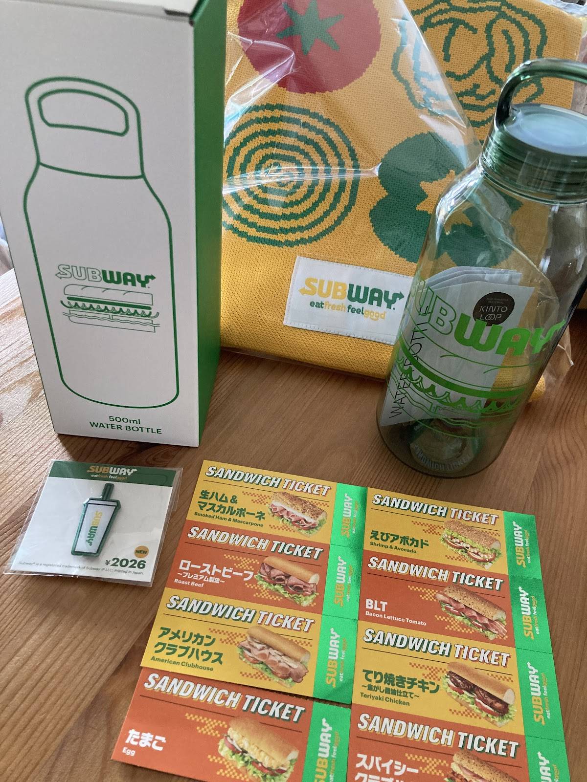 Subway меню