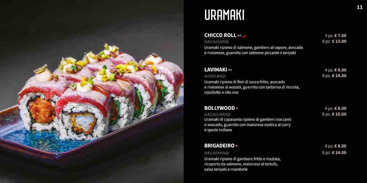 Sushi Corner Rimini меню