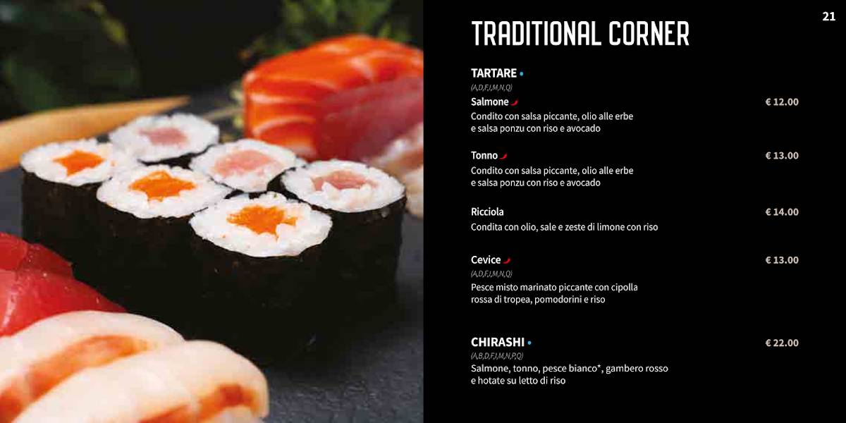 Sushi Corner Rimini меню