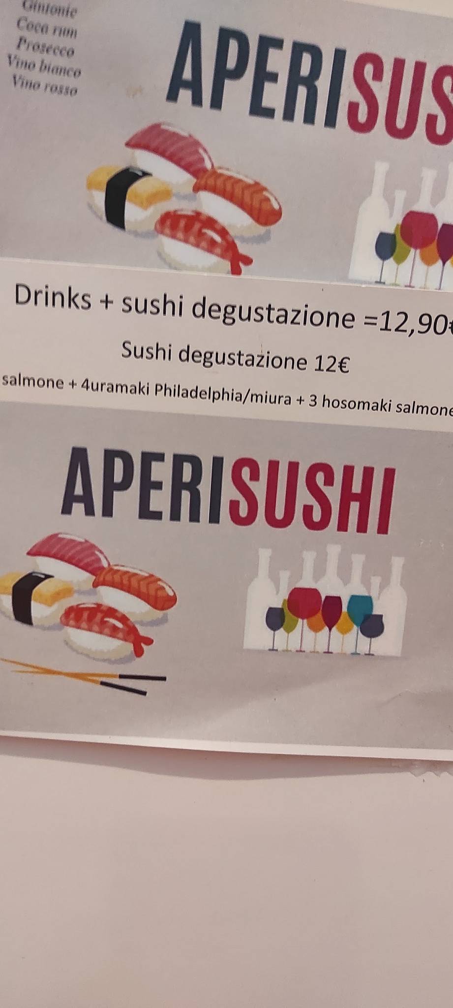Sushi Muteki Ristorante Giapponese Fusion Experience меню