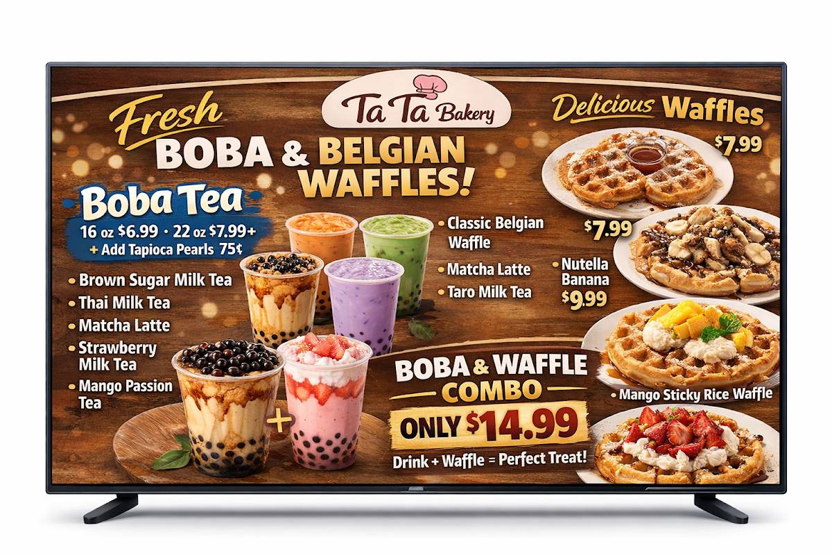 Ta Ta Bakery меню