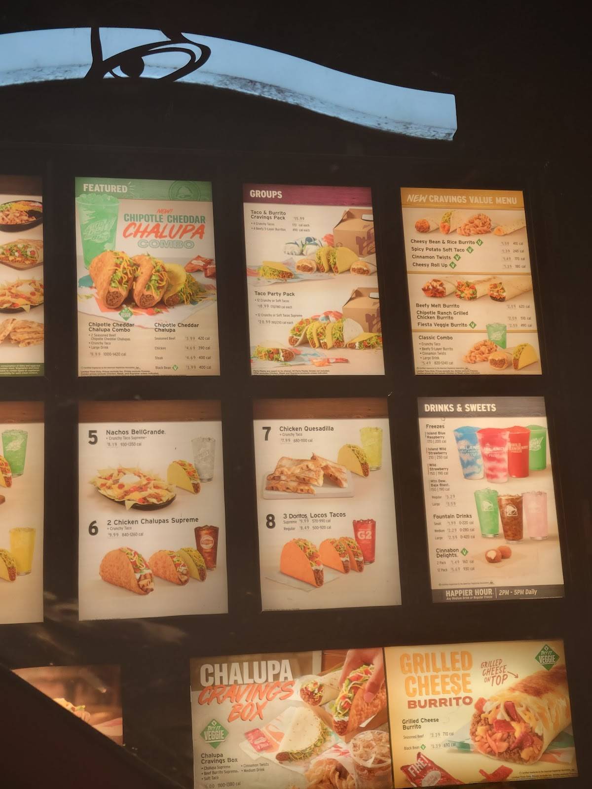 Taco Bell меню