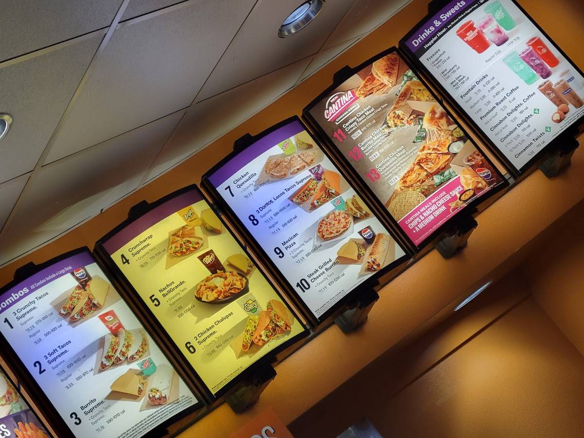 Taco Bell меню