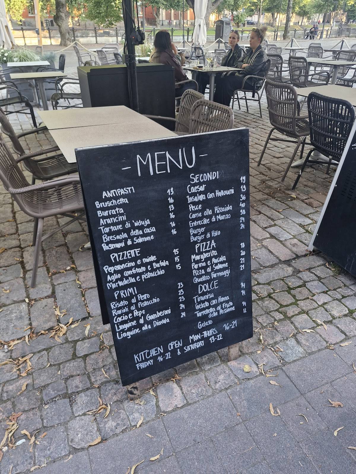 Tårget меню