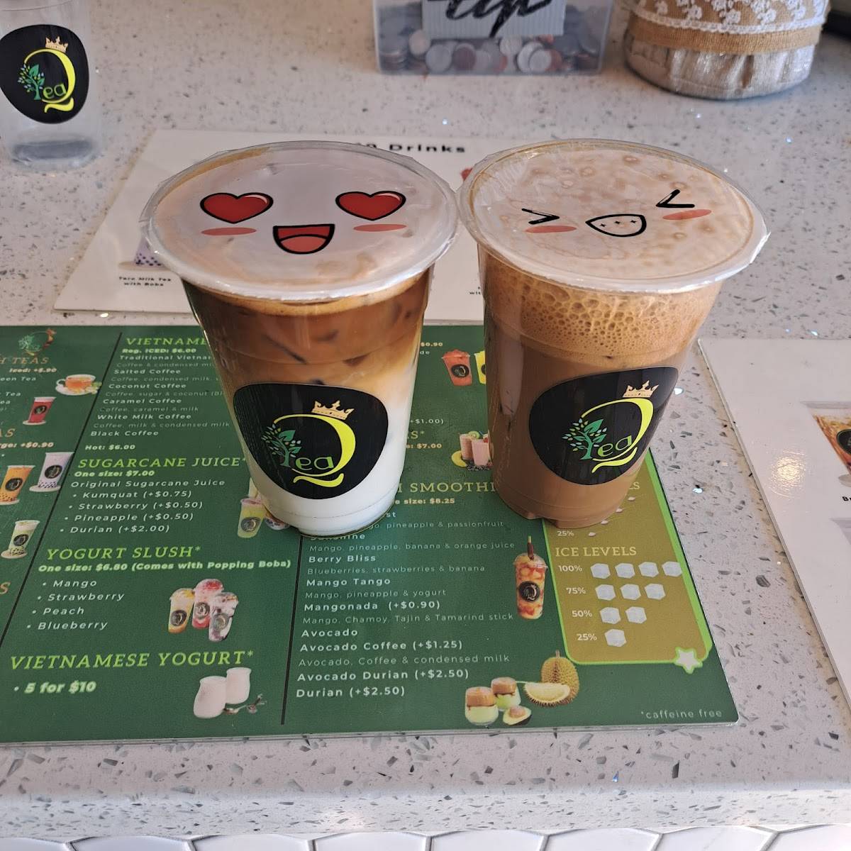 Tea Q Boba меню