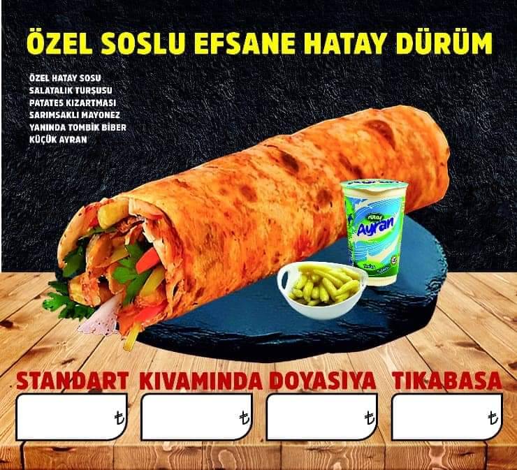 Teker Döner меню