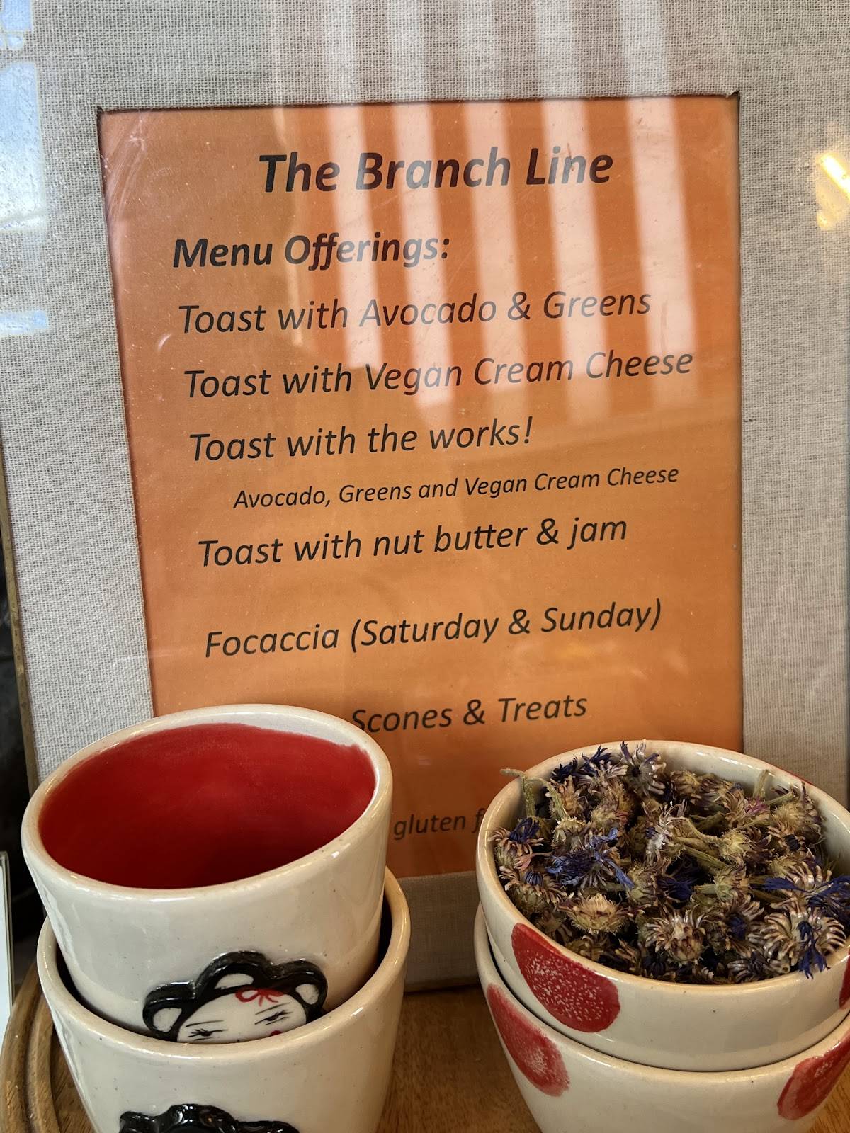 The Branch Line меню