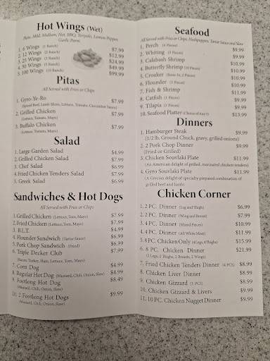 The Chicken Ranch меню
