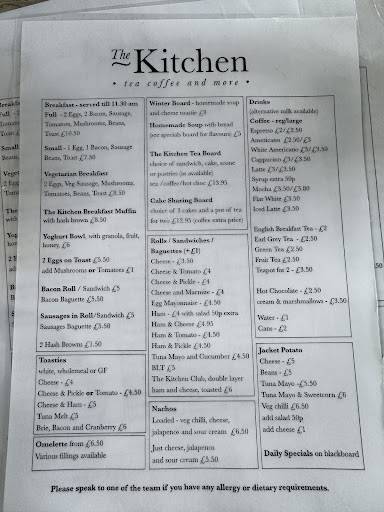 The Kitchen меню