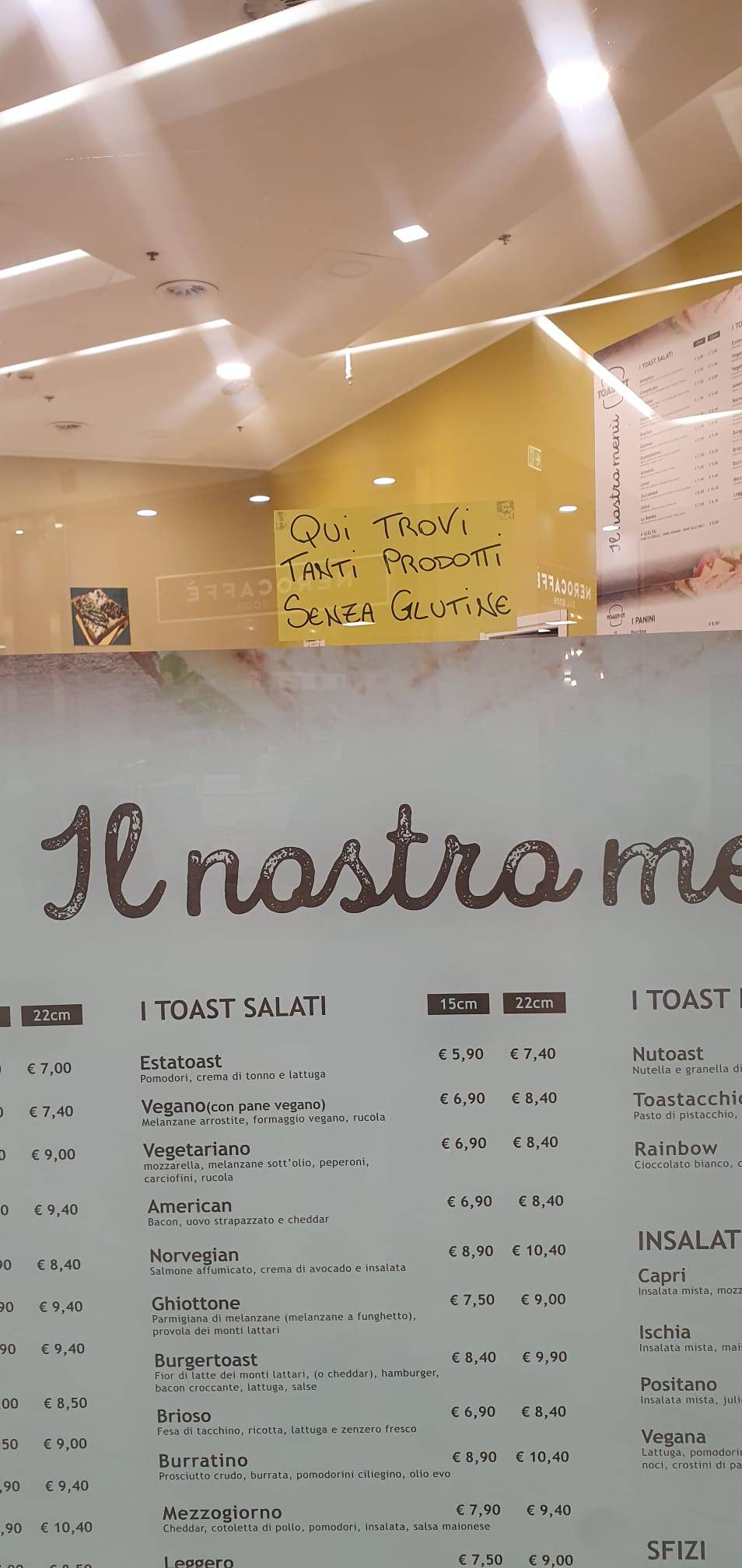 Toast-it меню