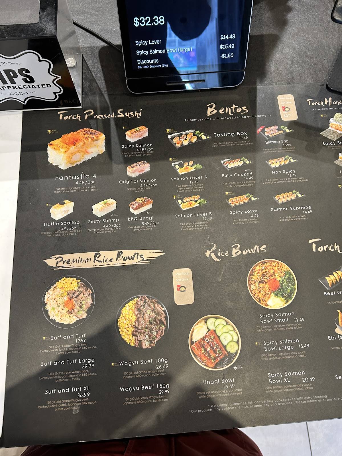 Torch Pressed Sushi меню