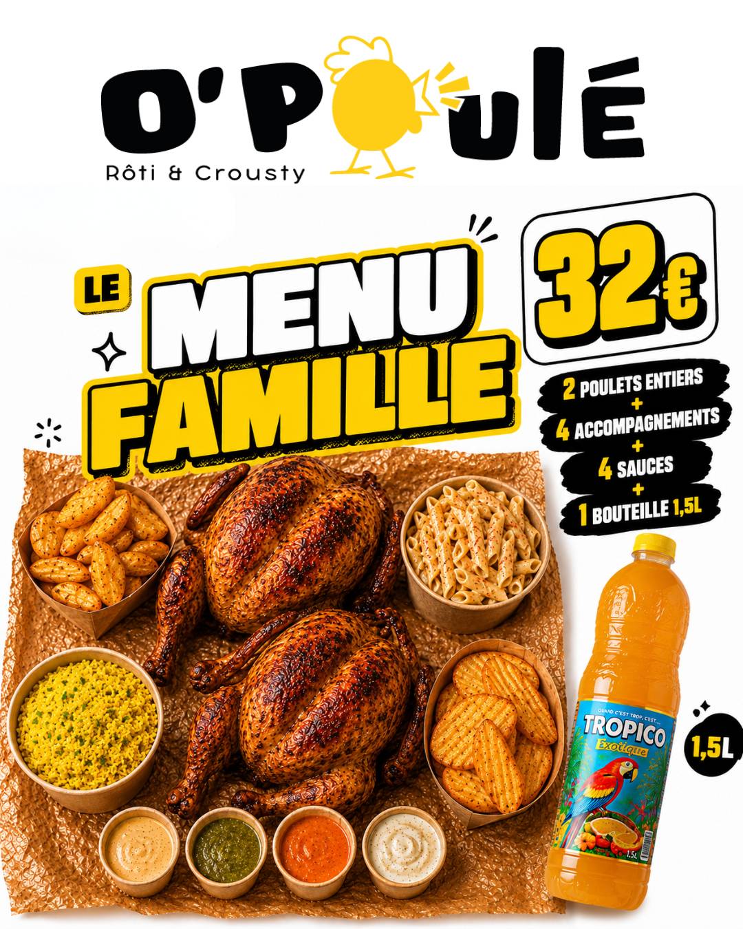 O'poulé меню
