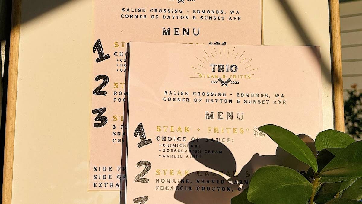 Trio Truck меню