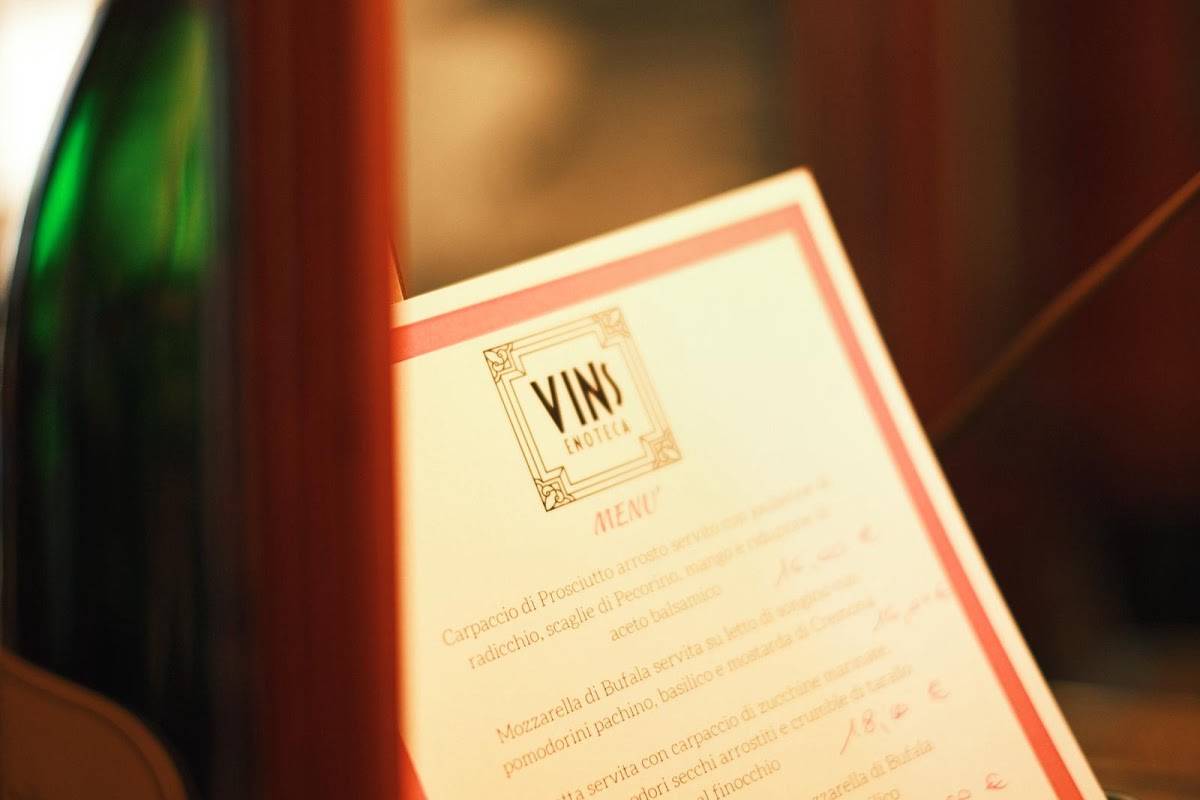 Vins Enoteca меню