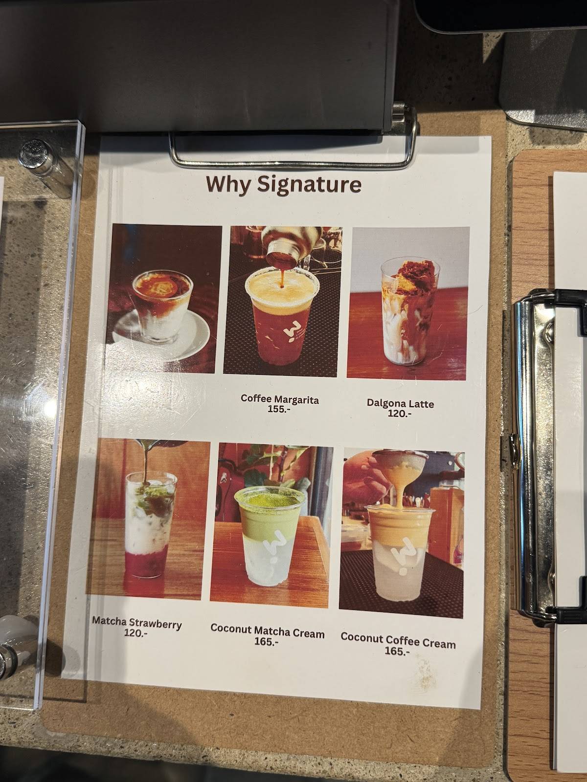 WHY Coffee and Bar меню