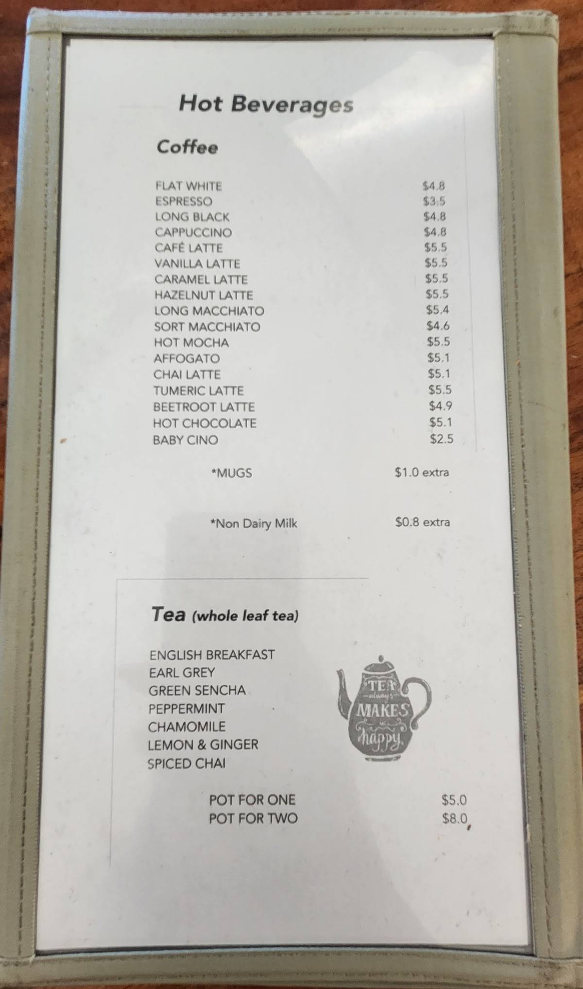 Walters River Café меню
