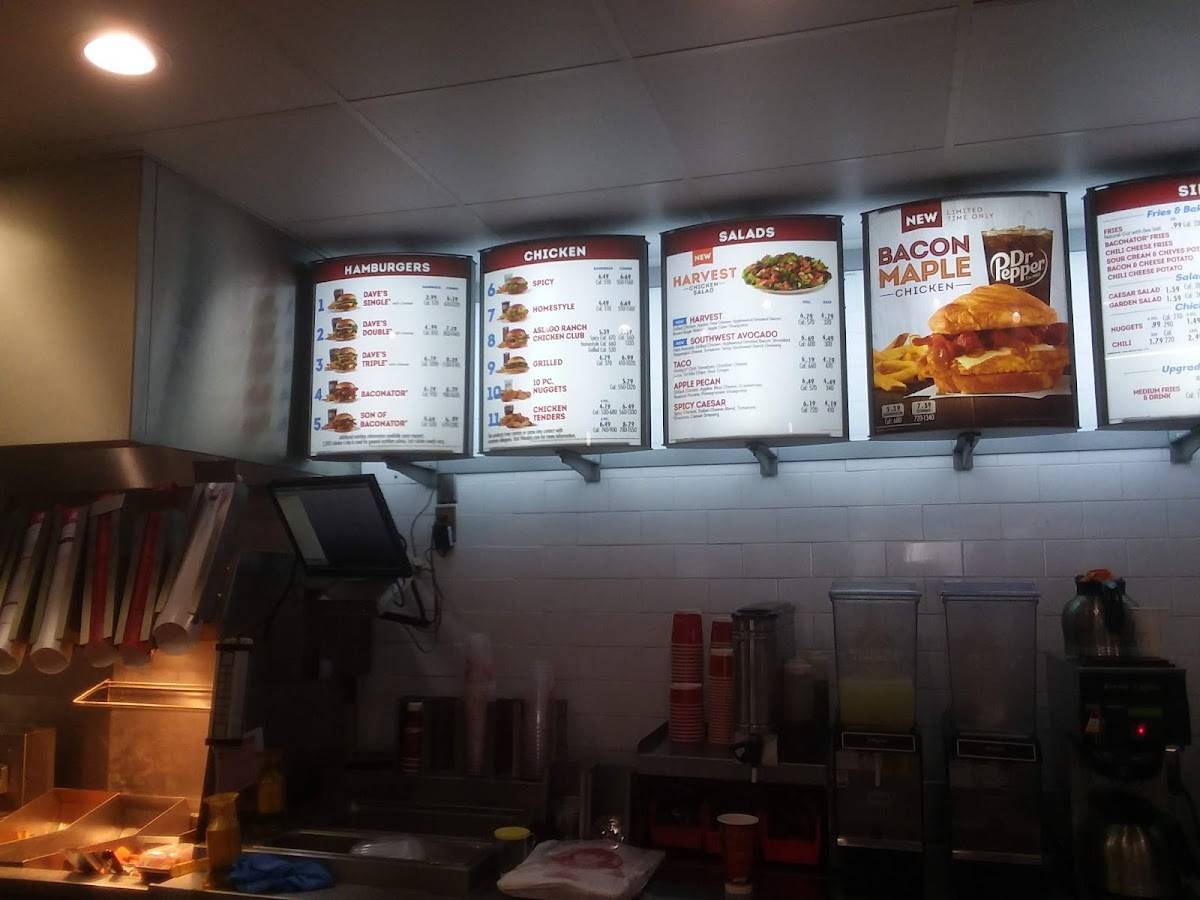 Wendy's меню
