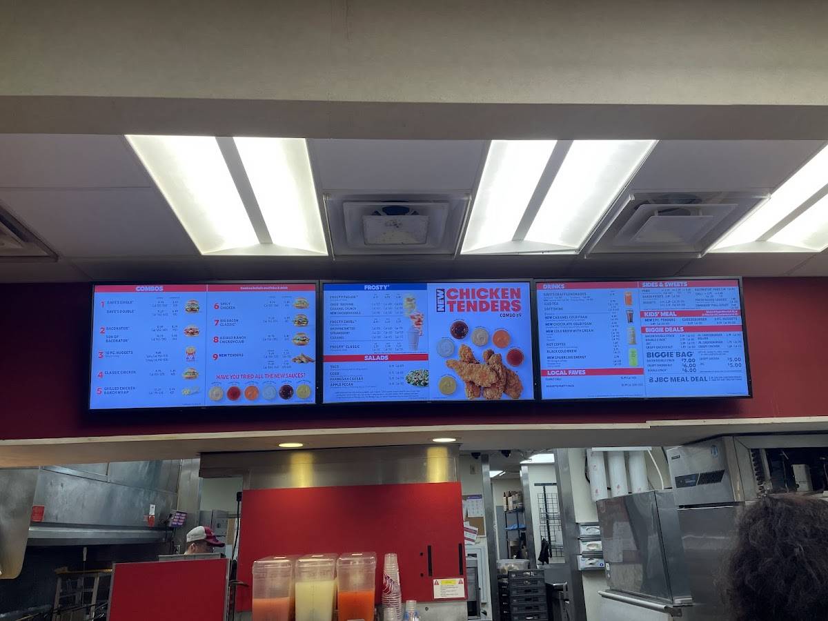 Wendy's меню
