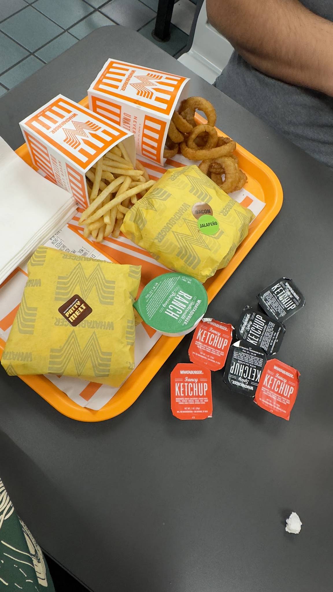Whataburger меню