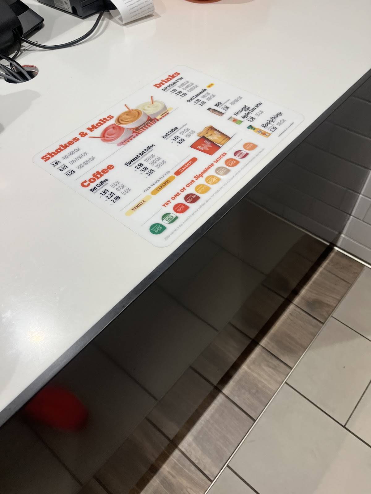Whataburger меню