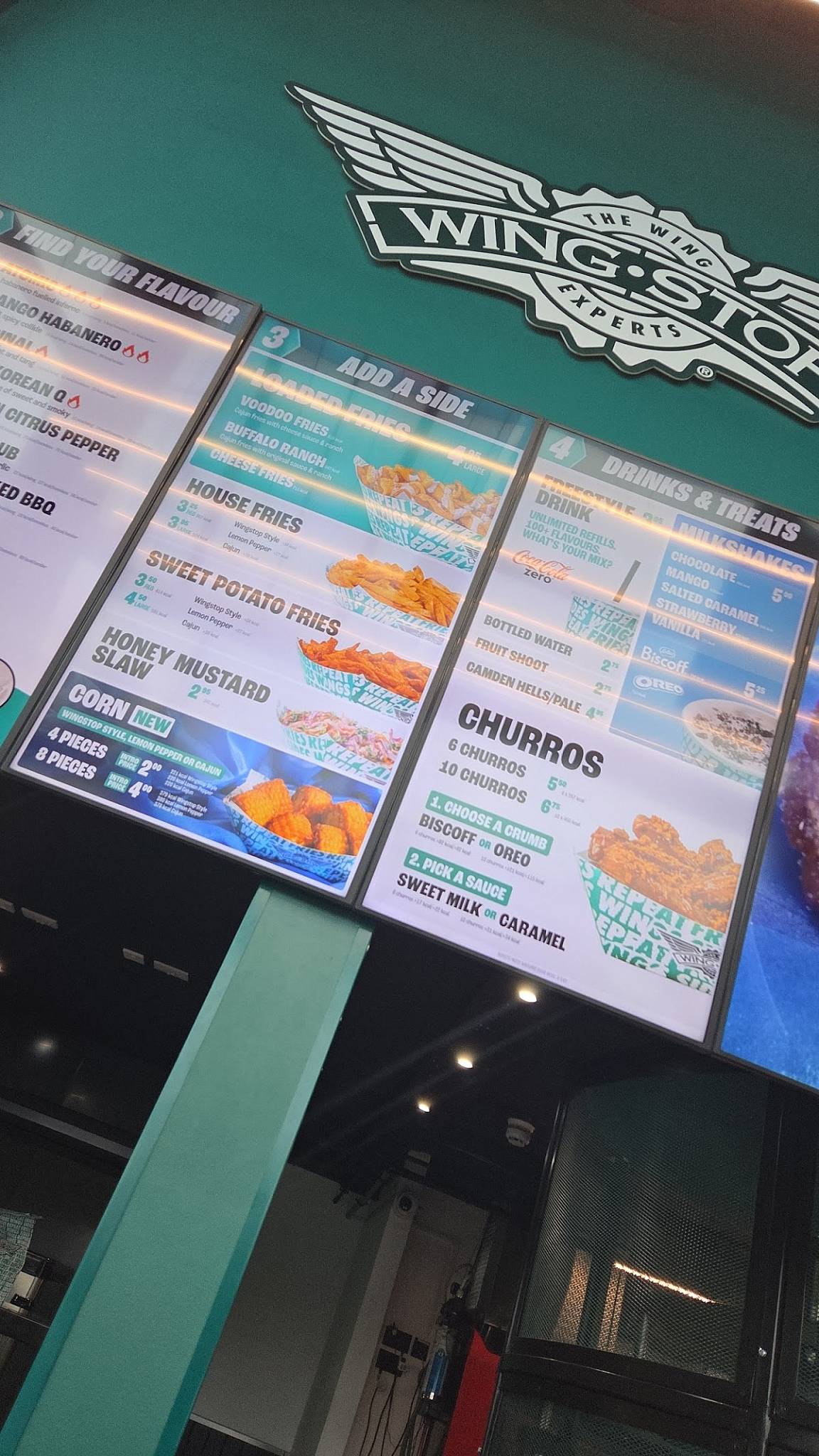 Wingstop Beckton меню