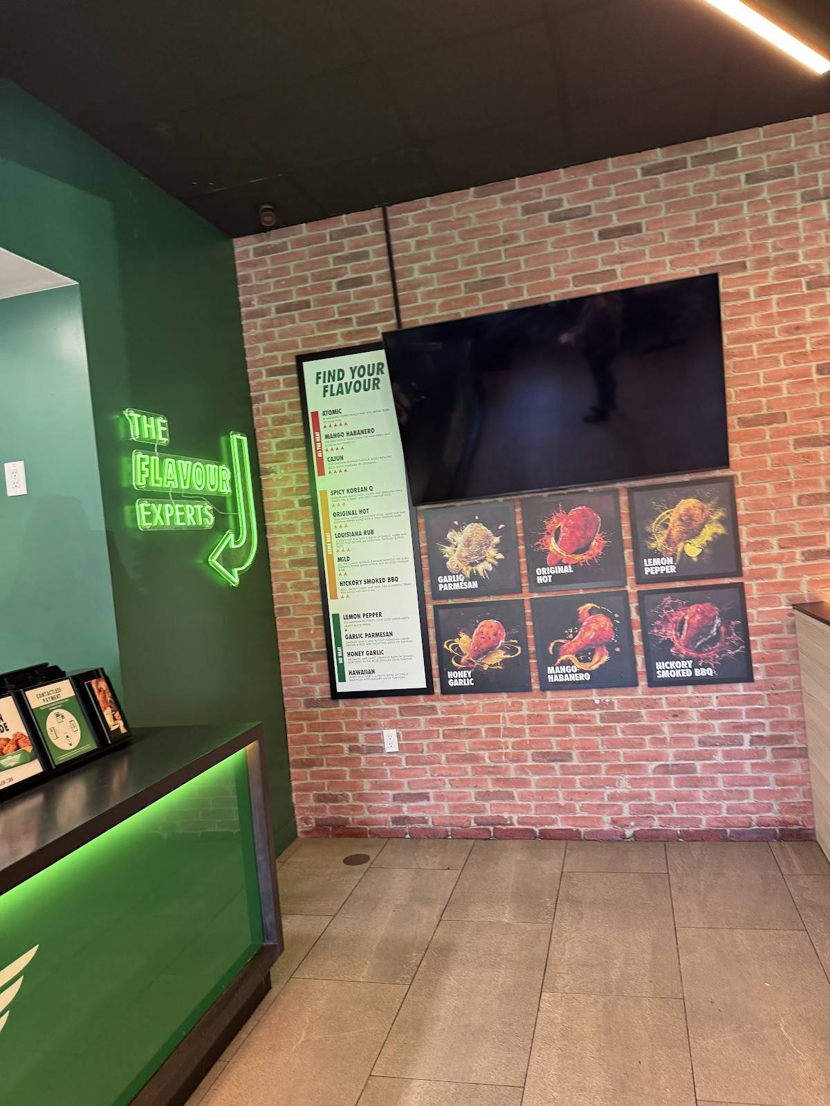 Wingstop меню
