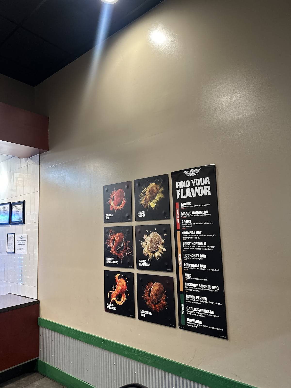 Wingstop меню