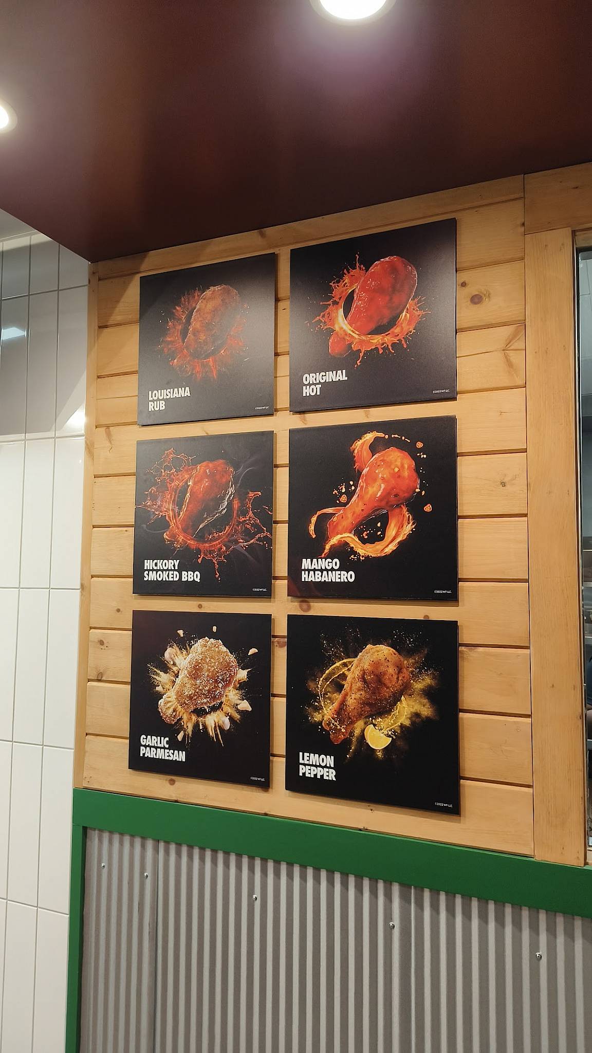 Wingstop меню