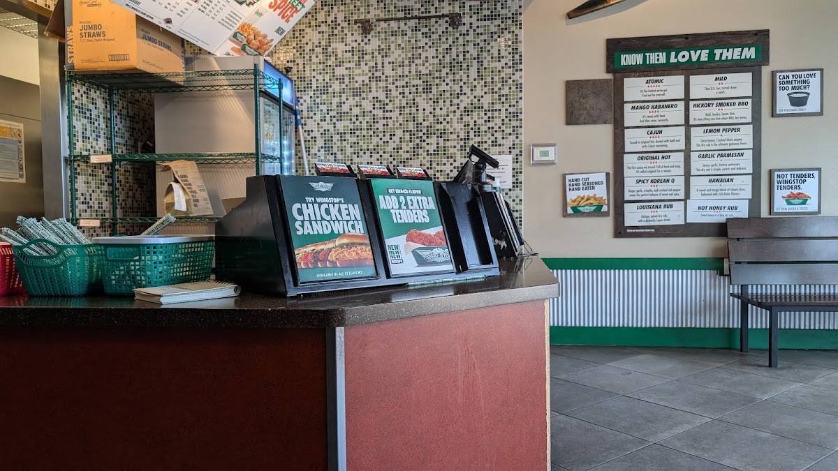 Wingstop меню