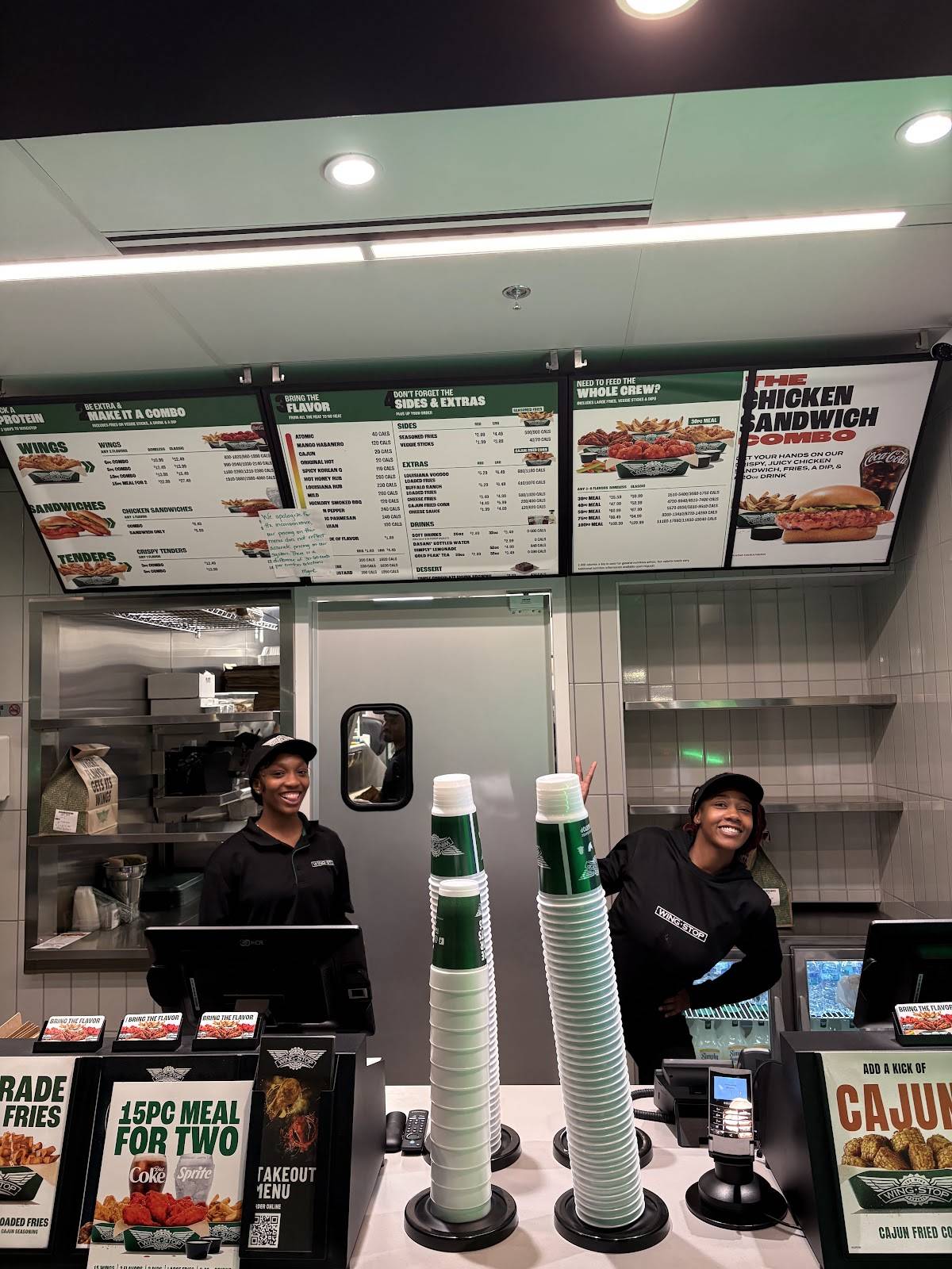 Wingstop меню