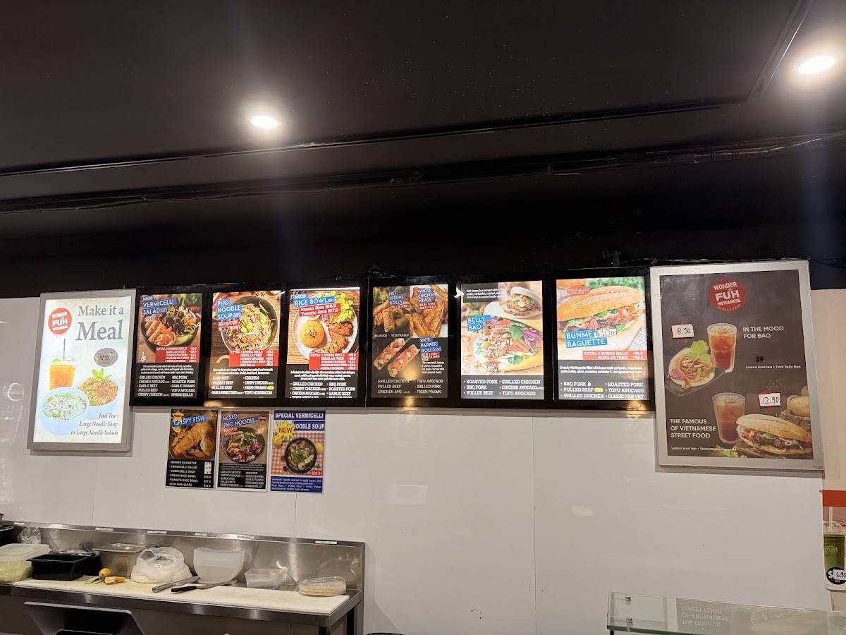 WonderFuh Vietnamese Street Food меню