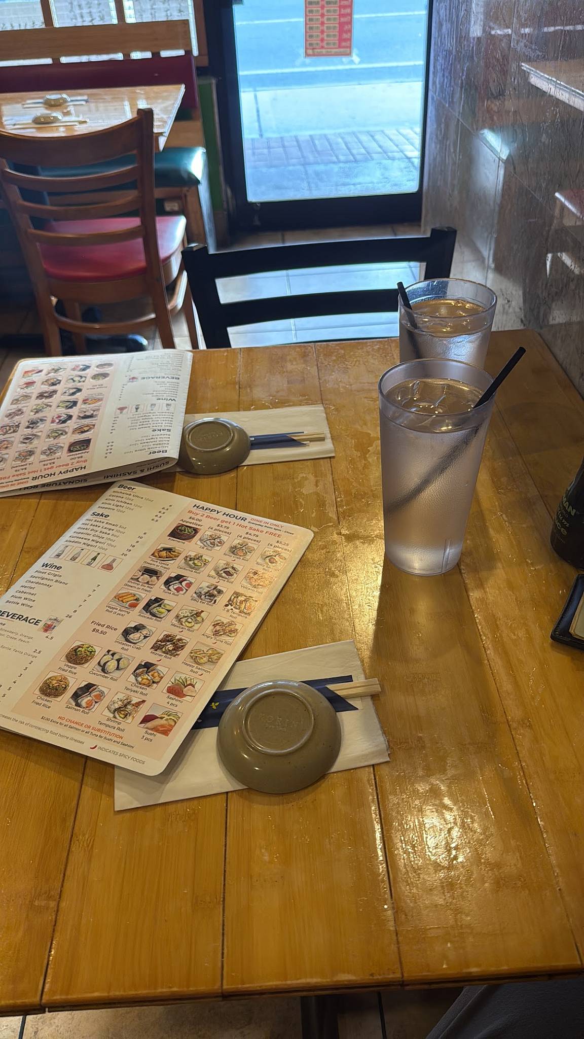 Yokohama Sushi меню