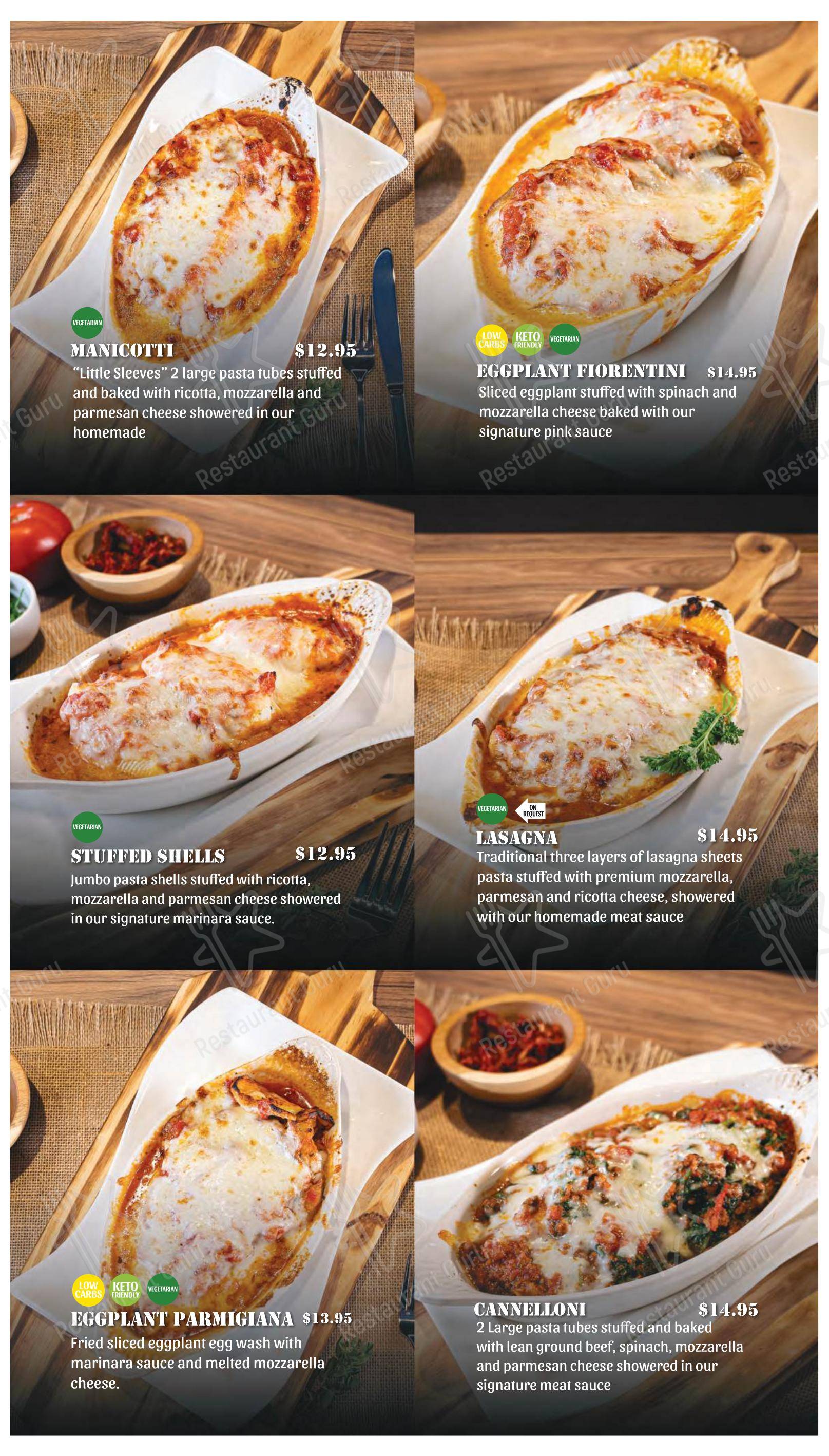Меню пиццерии Little Rome Restaurant & Pizza
