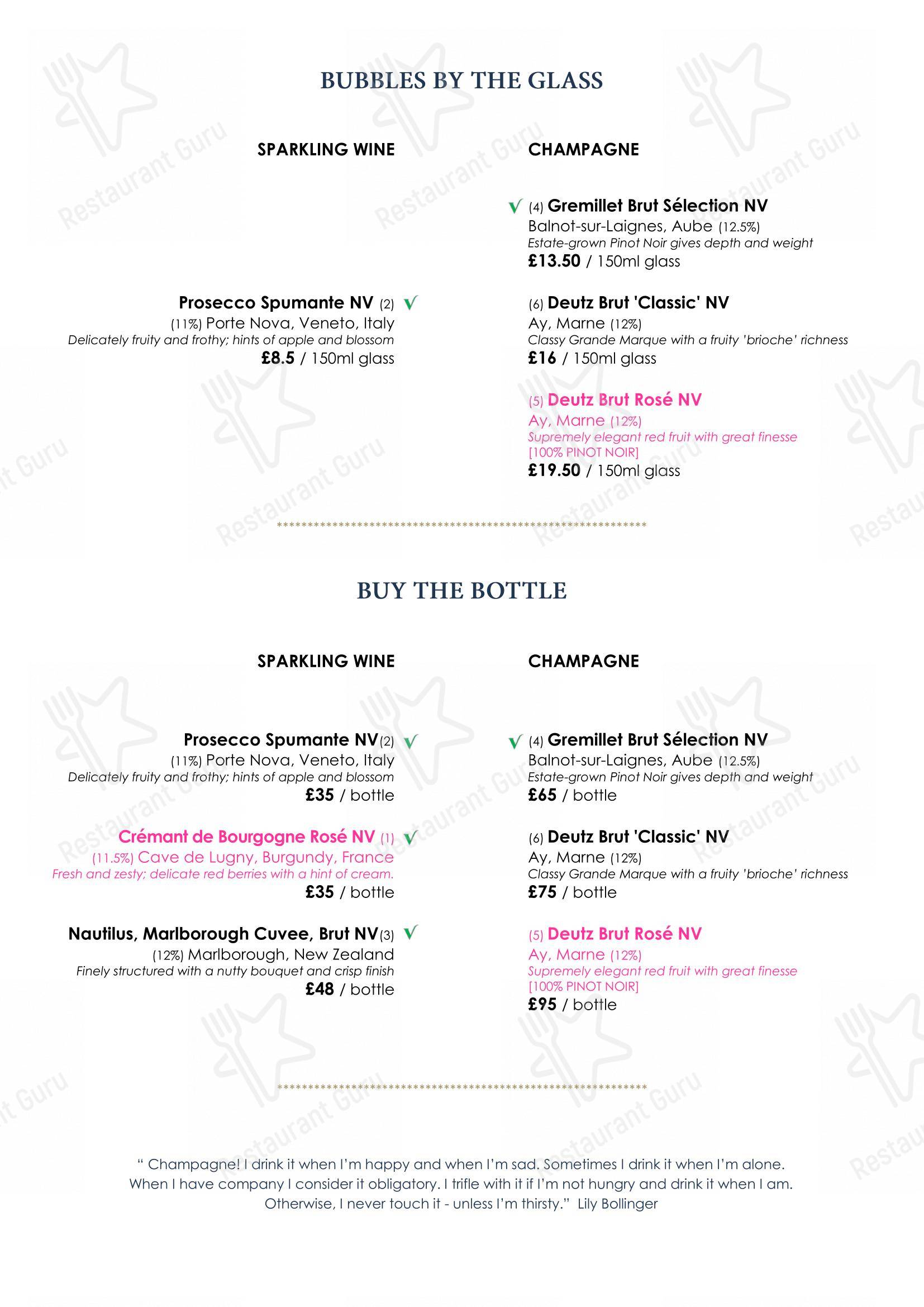 Lunch Menu ресторана Mullion Cove Hotel Cornwall в Маллионе