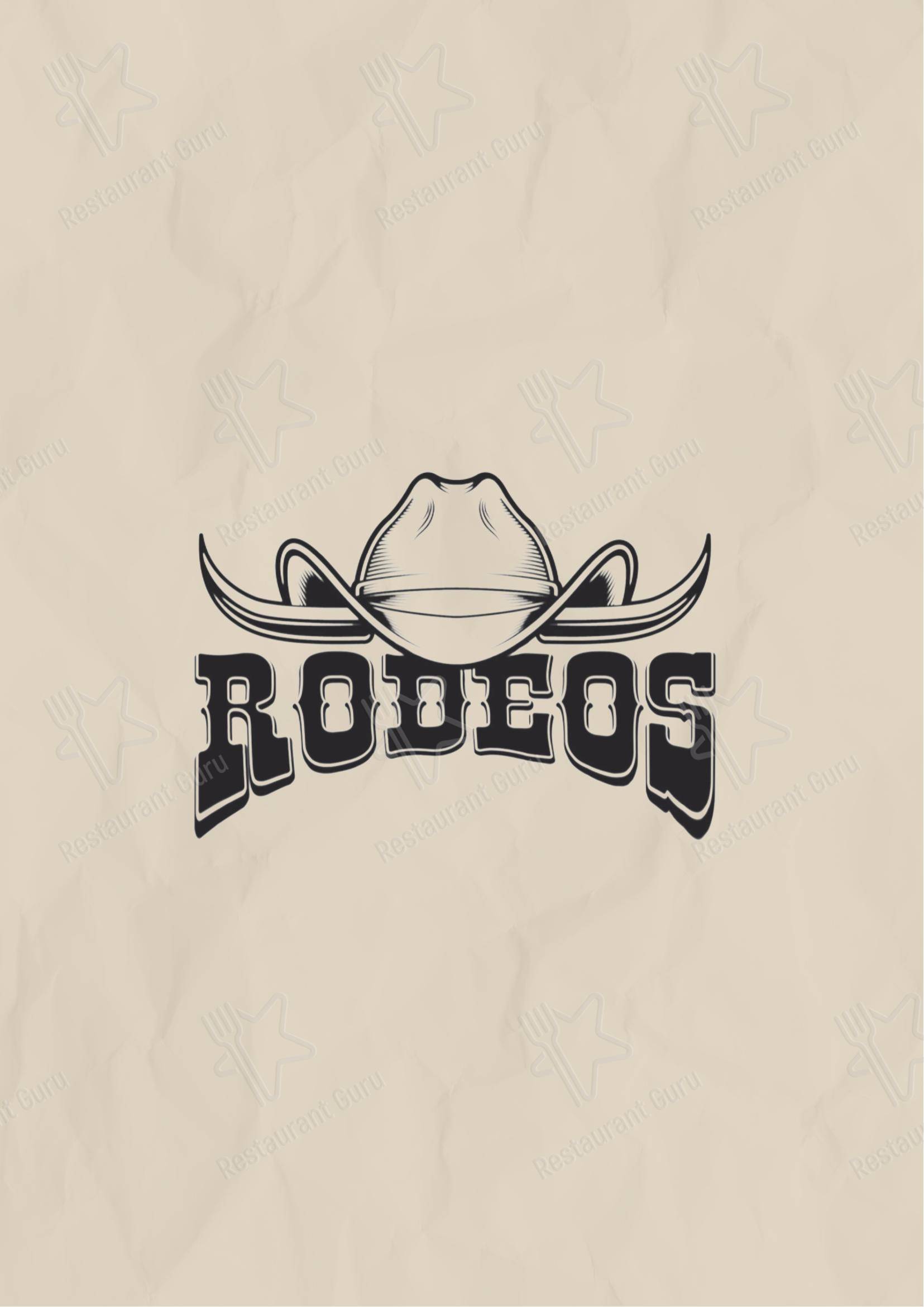 Меню Rodeos BBQ - Wolverhampton - еда и напитки