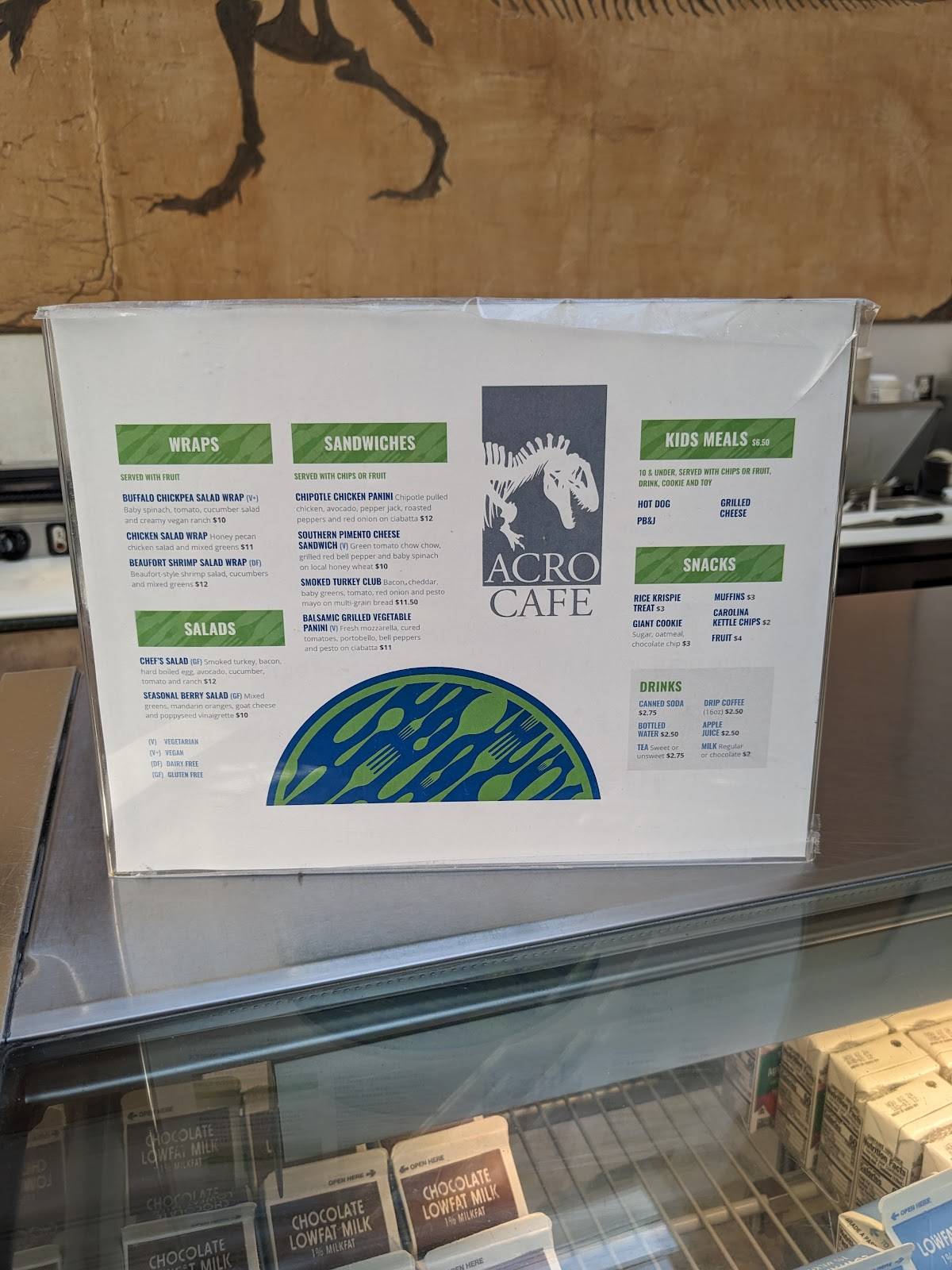 Acro Cafe меню
