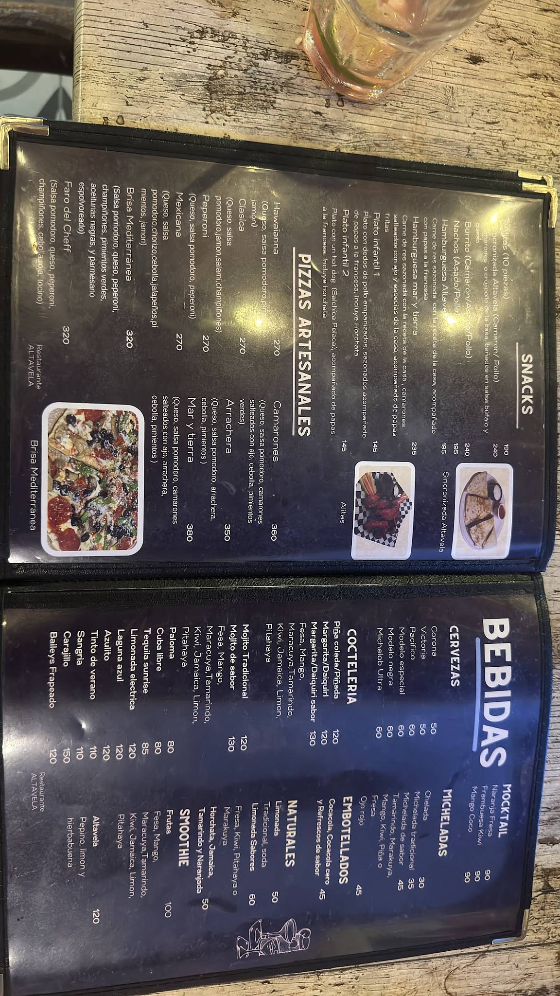 Altavela Seafood меню