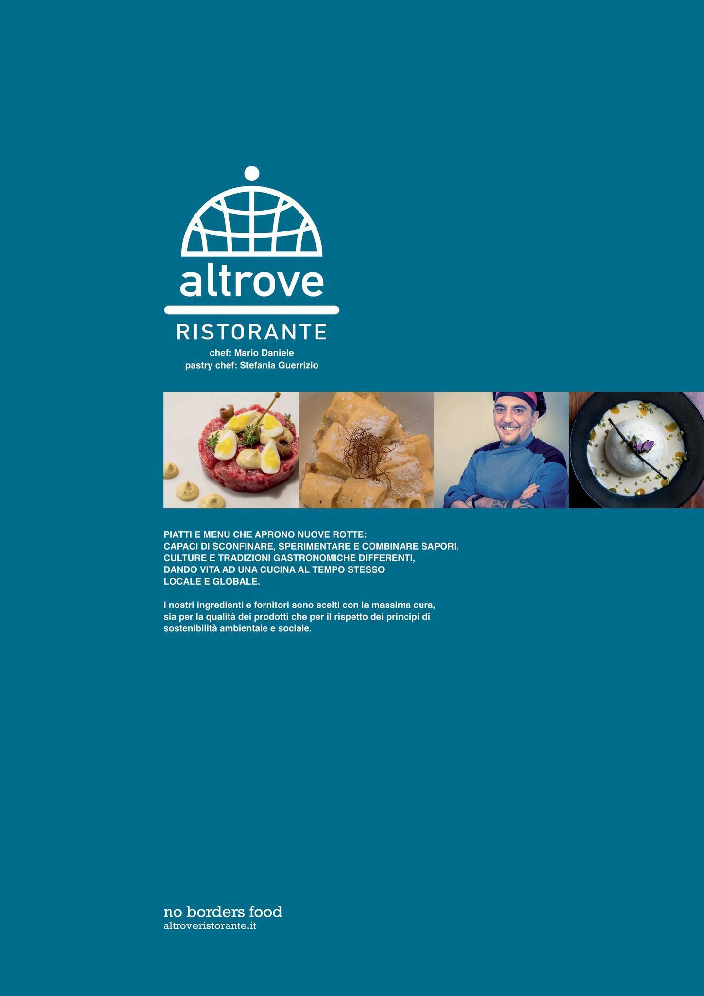 Altrove меню