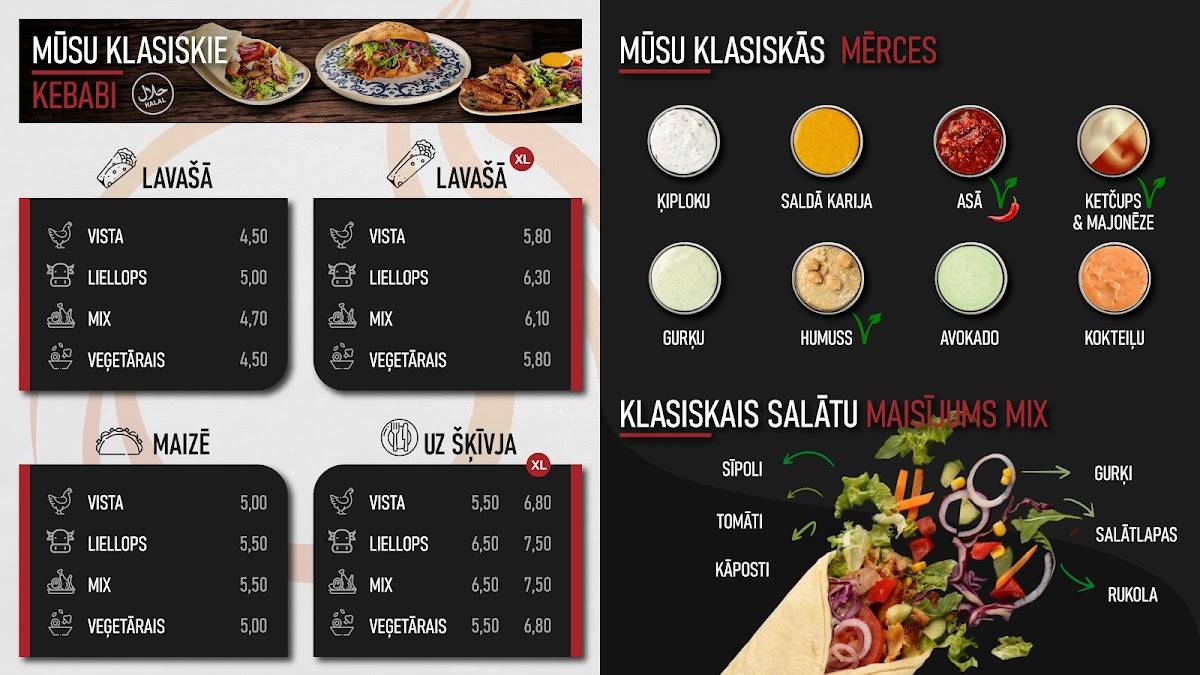 Anatolia Kebabs меню